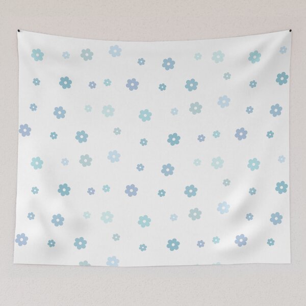 Item preview, groovy blue flowers pack designed and sold by Aesthetic Crew.