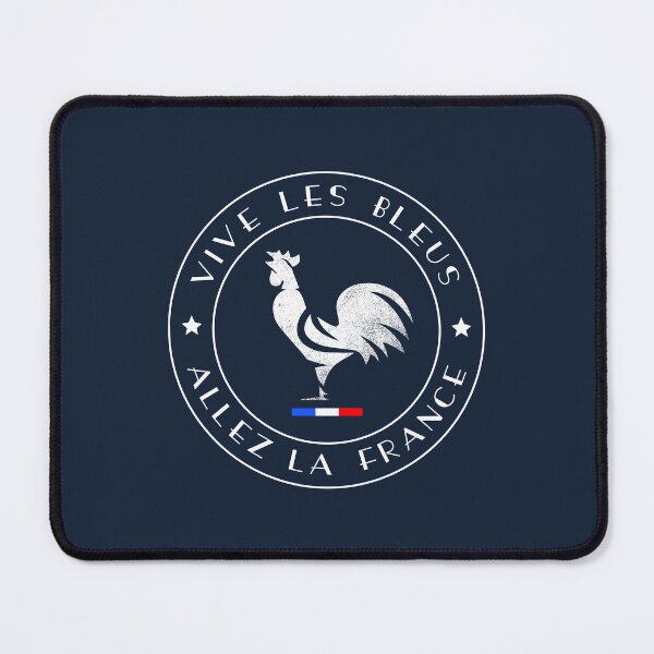 Item preview, Allez la France Vive les Bleus Gallic Rooster Two Stars designed and sold by frenchsalsa.