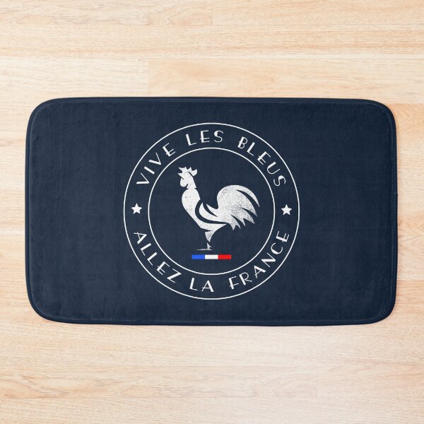 Item preview, Allez la France Vive les Bleus Gallic Rooster Two Stars designed and sold by frenchsalsa.