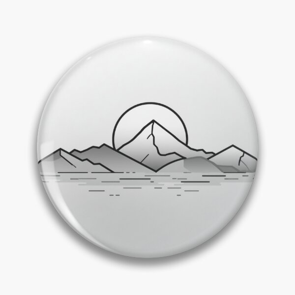 Item preview, Minimal Mountain Large Line Art designed and sold by Endevar.