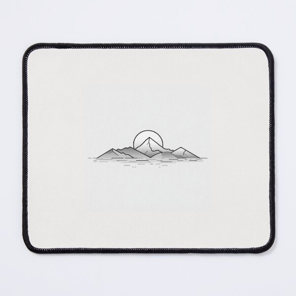 Item preview, Minimal Mountain Large Line Art designed and sold by Endevar.