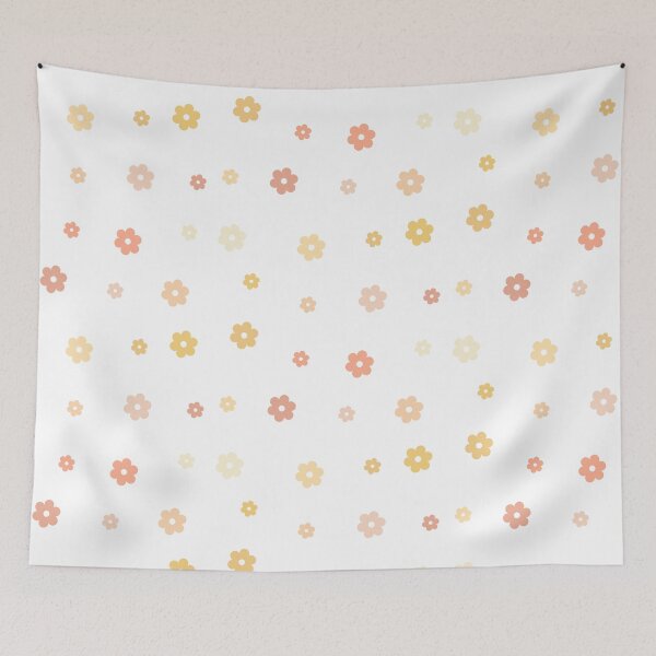 Item preview, groovy yellow peachy flowers pack designed and sold by Aesthetic Crew.