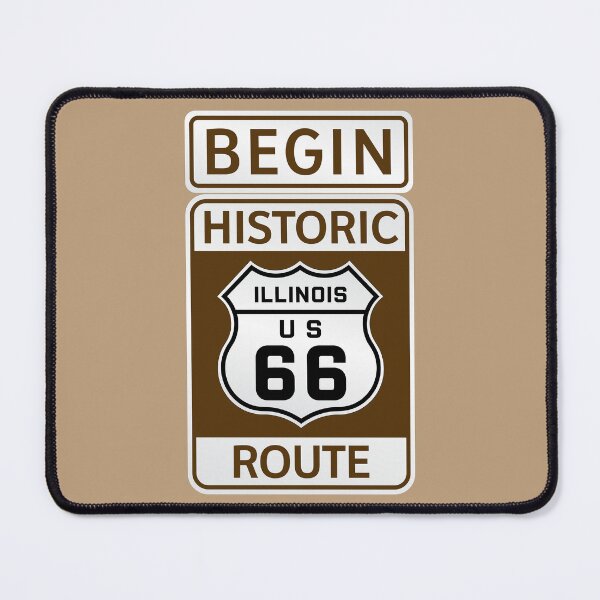 Item preview, U.S. Route 66 Historic Route - Illinois Begin designed and sold by travelwitheric.