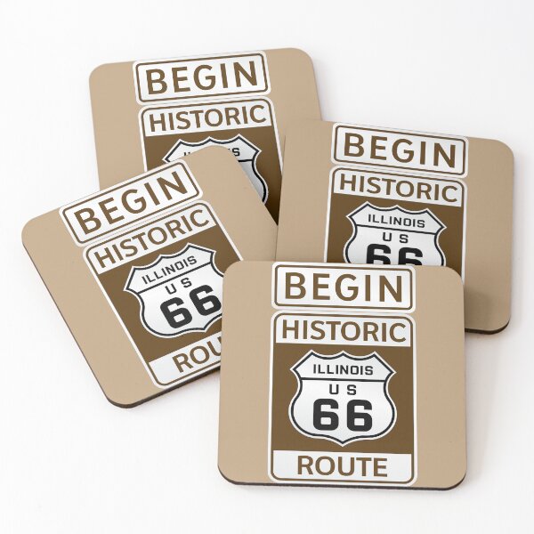 Item preview, U.S. Route 66 Historic Route - Illinois Begin designed and sold by travelwitheric.