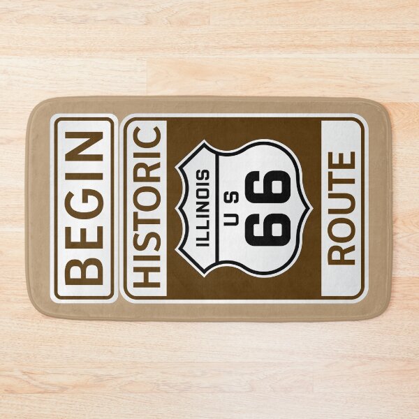 Item preview, U.S. Route 66 Historic Route - Illinois Begin designed and sold by travelwitheric.