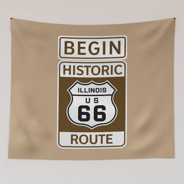 Item preview, U.S. Route 66 Historic Route - Illinois Begin designed and sold by travelwitheric.