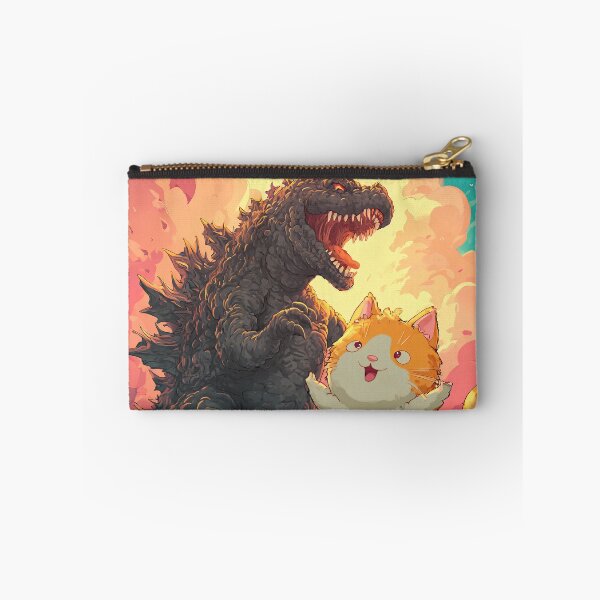 Item preview, Kaiju vs. Giant Cat – Funny Cartoon Monster Design designed and sold by Meiersbeste.