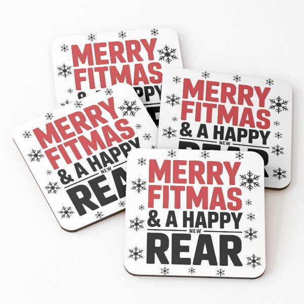 Item preview, Merry Fitmas and a Happy New Rear - Funny Christmas Fitness designed and sold by Jaanussar.