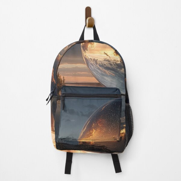 Item preview, Surreal Reflective Sphere With Sunset Clouds Over Lake designed and sold by Jirka Svetlik, Studio Illuvision.