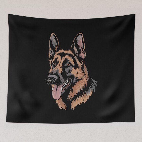 Item preview, Guardian Gaze: The Noble German Shepherd 3 designed and sold by KingdomArt101.