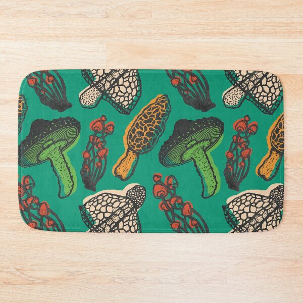 Item preview, Bright mushrooms designed and sold by Moss & Ember Studio.