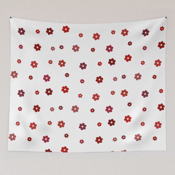 Item preview, Red and Burgundy Retro Flowers Pack designed and sold by Aesthetic Crew.
