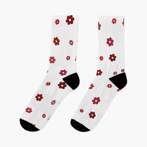 Item preview, Red and Burgundy Retro Flowers Pack designed and sold by Aesthetic Crew.