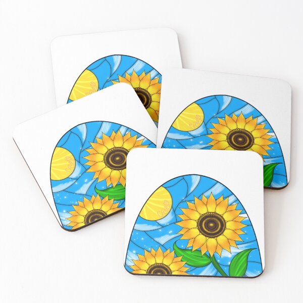 Item preview, Vidriera de girasol designed and sold by CrazyCae's Cinematic Universe.