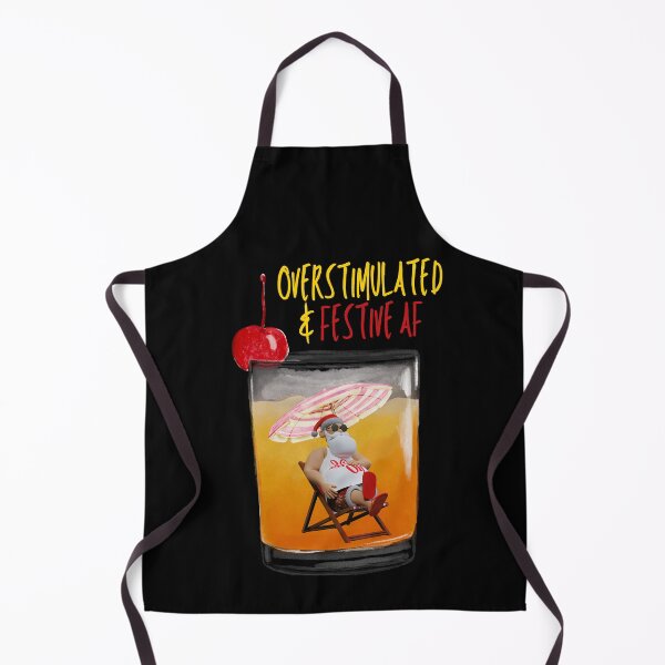 Item preview, Funny Christmas Sarcasm Feral Santa Overstimulated & Festive AF Adult Humor designed and sold by Zayavca.