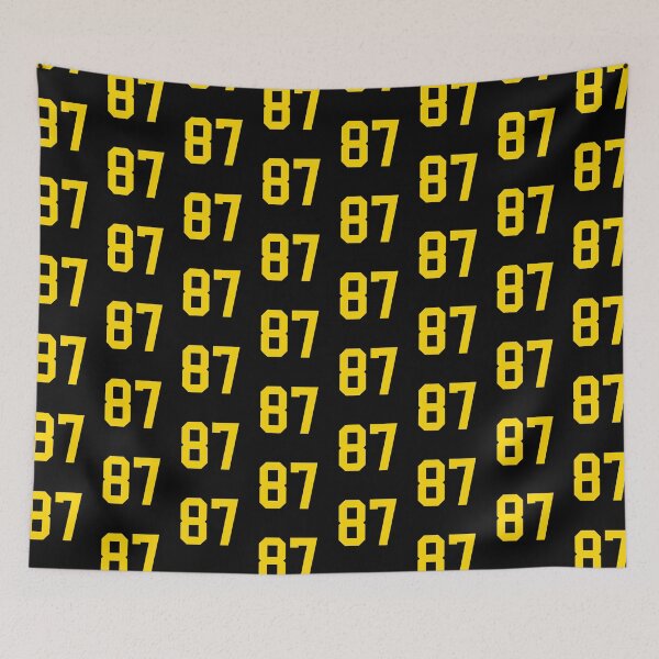 Item preview, Bold Yellow Sport Number 87 designed and sold by NECHSTORE.