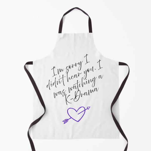 Item preview, I was Watching a K-Drama purple heart designed and sold by TheTrendyWolff.
