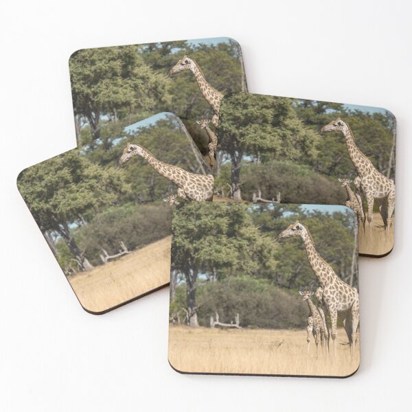 Item preview, Mother’s Watch – Giraffe with Calf in the African Savanna designed and sold by DavideAntoniani.