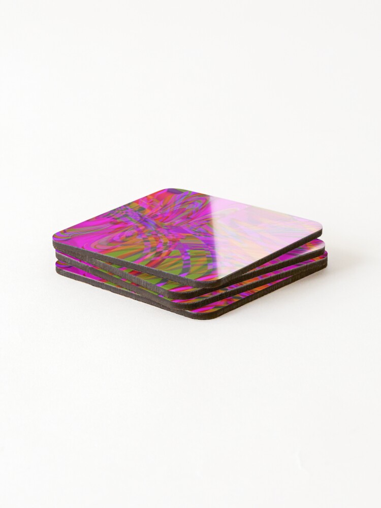 Thumbnail 4 of 5, Coasters (Set of 4), Phoenix Rising designed and sold by DawnThompson.