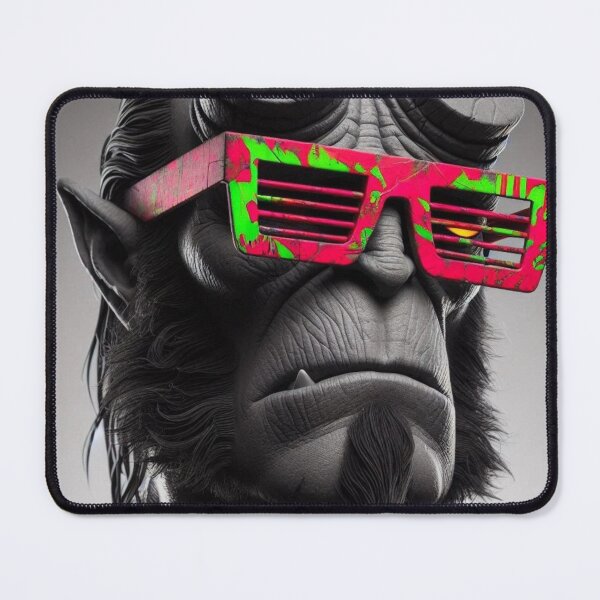 Item preview, "Jaw-Droppin’ Shades & Serious Nostrils: The Goggle-Eyed Groove Guru" designed and sold by Print Fiction.