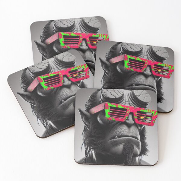 Item preview, "Jaw-Droppin’ Shades & Serious Nostrils: The Goggle-Eyed Groove Guru" designed and sold by Print Fiction.