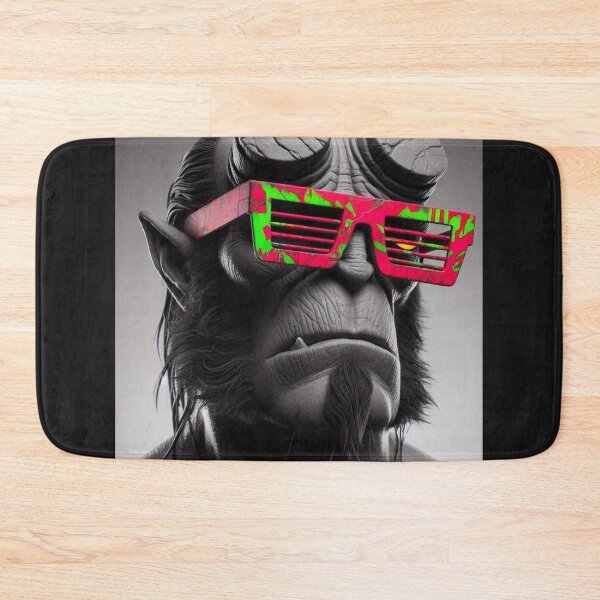 Item preview, "Jaw-Droppin’ Shades & Serious Nostrils: The Goggle-Eyed Groove Guru" designed and sold by Print Fiction.