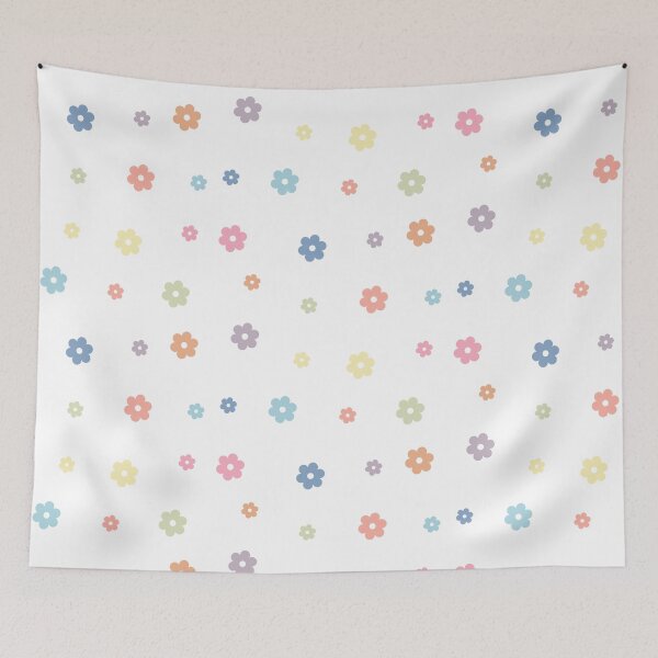Item preview, Rainbow Pastel Scattered Flowers Pack designed and sold by Aesthetic Crew.