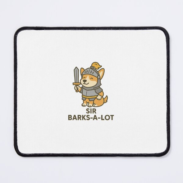Item preview, Sir Barks-A-Lot, Cute Corgi Knight Merch designed and sold by CorgiliciousCo.