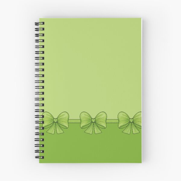 Item preview, Green bows on a ribbon that divide the background into light green and rich green designed and sold by Cherevan.