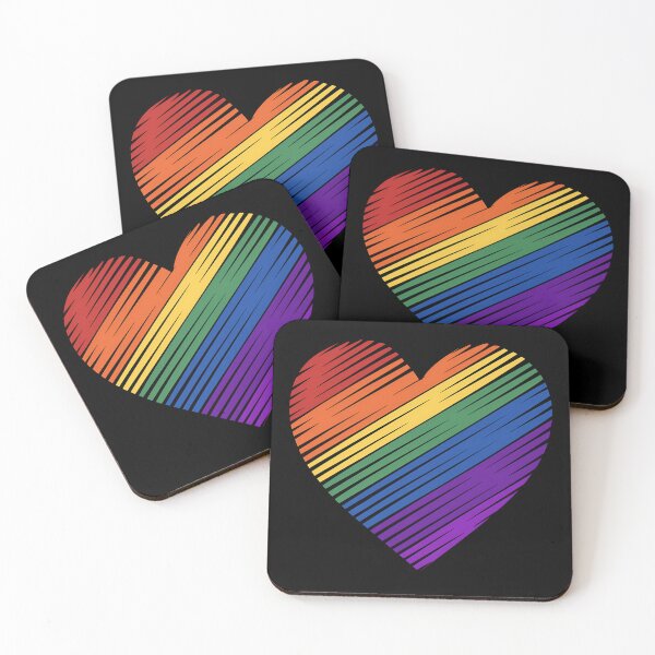 Item preview, Rainbow Heart Art – Colorful Abstract Love Symbol – Vibrant Rainbow Design designed and sold by DreamiCanvas.