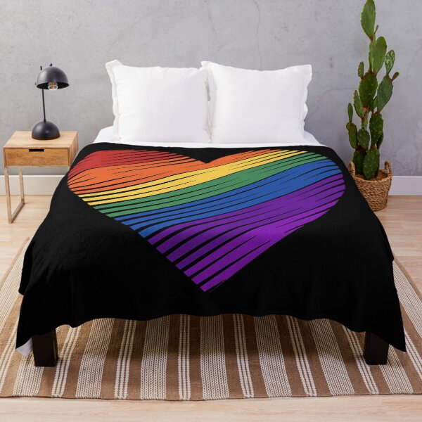 Item preview, Rainbow Heart Art – Colorful Abstract Love Symbol – Vibrant Rainbow Design designed and sold by DreamiCanvas.