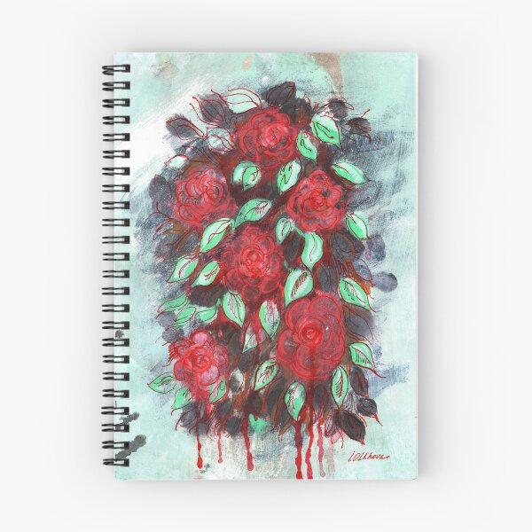 Item preview, Red flowing flowers designed and sold by Olirina.