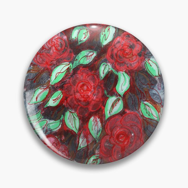 Item preview, Red flowing flowers designed and sold by Olirina.