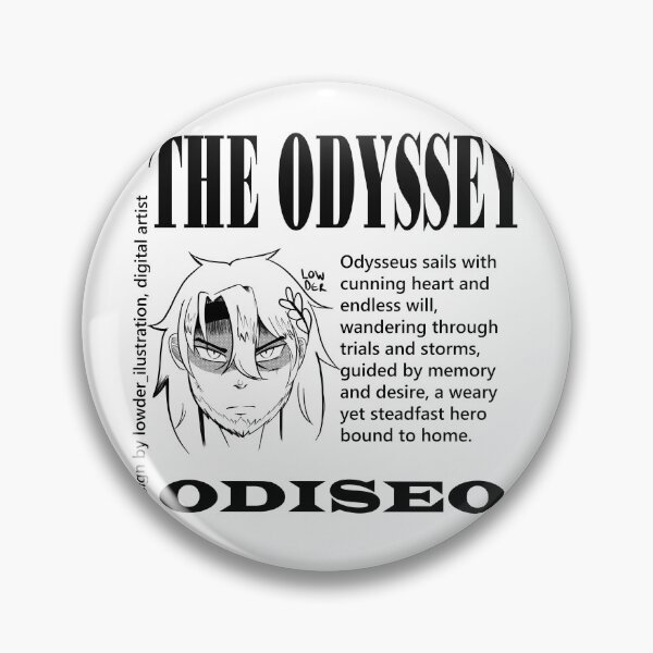 Item preview, Odysseus Line Art – Greek Mythology Inspired Design designed and sold by lowder.