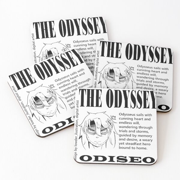 Item preview, Odysseus Line Art – Greek Mythology Inspired Design designed and sold by lowder.