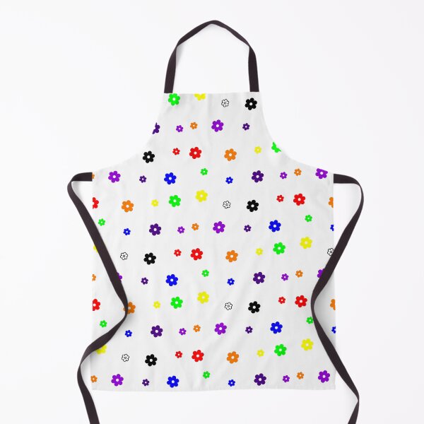 Item preview, Bright Bold Retro Scattered Rainbow Flowers Pack designed and sold by Aesthetic Crew.