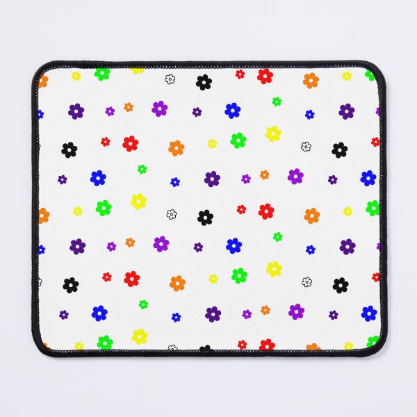 Item preview, Bright Bold Retro Scattered Rainbow Flowers Pack designed and sold by Aesthetic Crew.