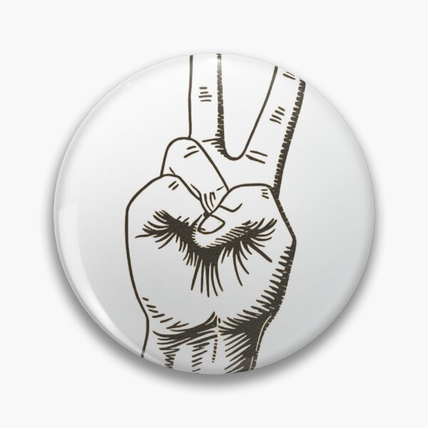 Item preview, Peace Hand Sketch designed and sold by Crazy Flex.