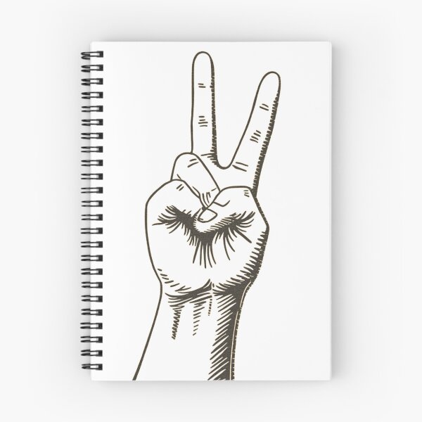 Item preview, Peace Hand Sketch designed and sold by Crazy Flex.