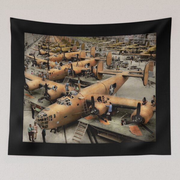 Item preview, Plane - Factory - The Great Liberator 1943 designed and sold by Mike Savad Photography.