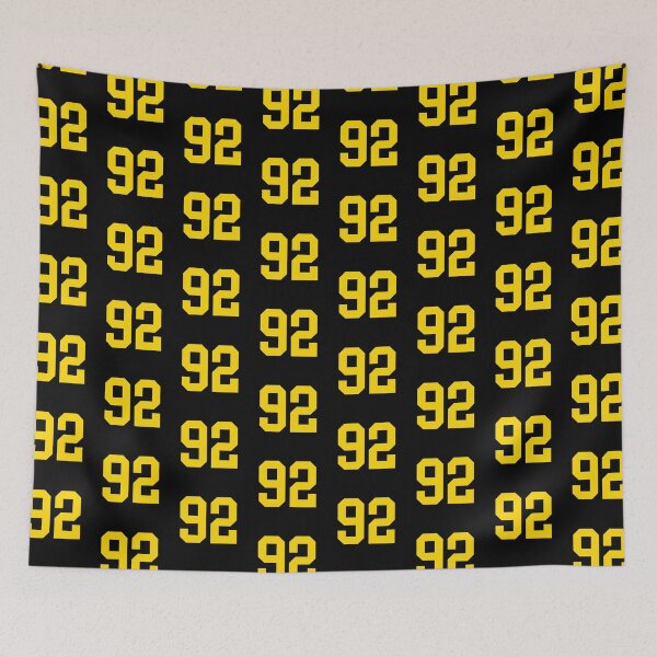 Item preview, Bold Yellow Sport Number 92 designed and sold by NECHSTORE.