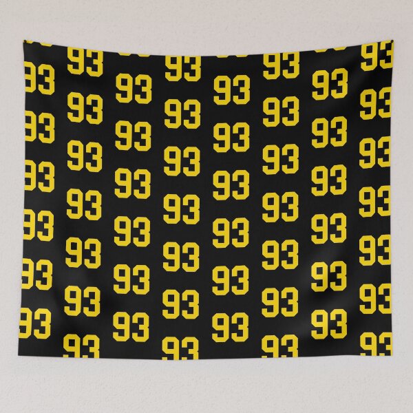 Item preview, Bold Yellow Sport Number 93 designed and sold by NECHSTORE.