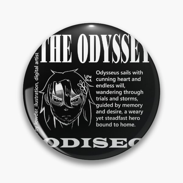 Item preview, Odysseus Line Art – Greek Mythology Inspired Design designed and sold by lowder.