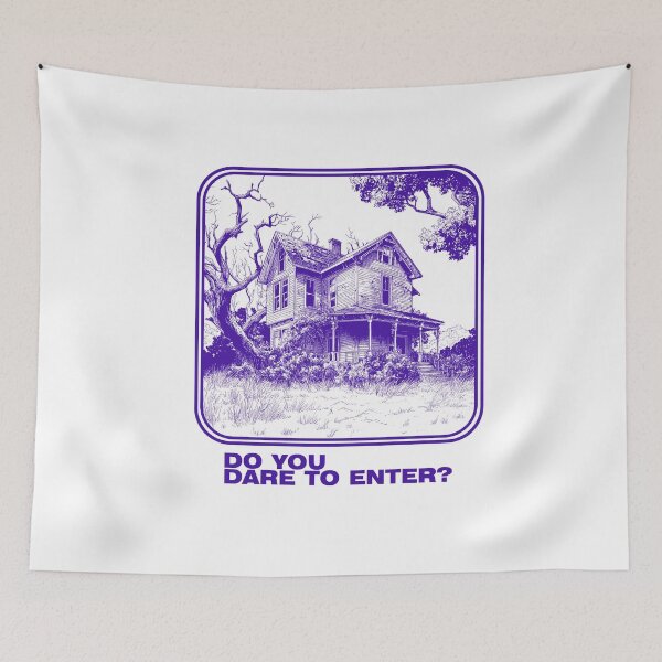 Item preview, Do You Dare to Enter? Haunted House Horror Design designed and sold by Absyntart.