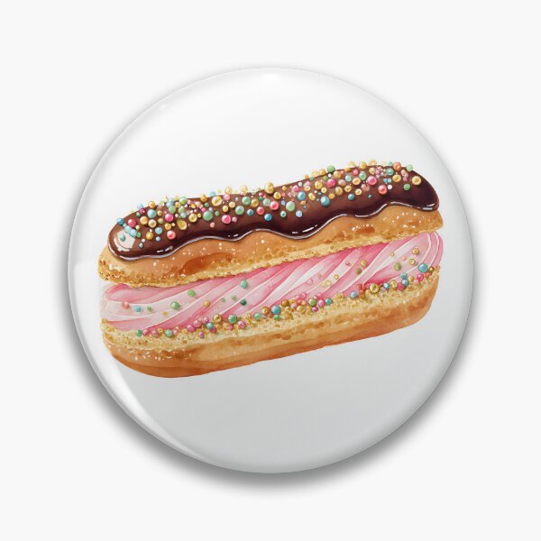 Item preview, Éclair – Classic French Pastry Illustration designed and sold by BobaBunny76.