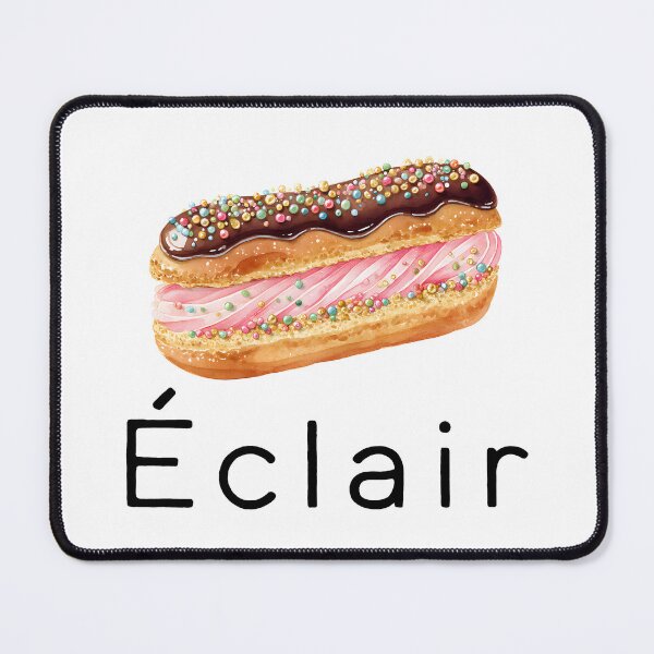 Item preview, Éclair – Classic French Pastry Illustration designed and sold by BobaBunny76.
