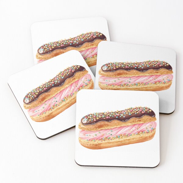 Item preview, Éclair – Classic French Pastry Illustration designed and sold by BobaBunny76.