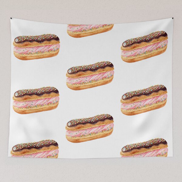 Item preview, Éclair – Classic French Pastry Illustration designed and sold by BobaBunny76.