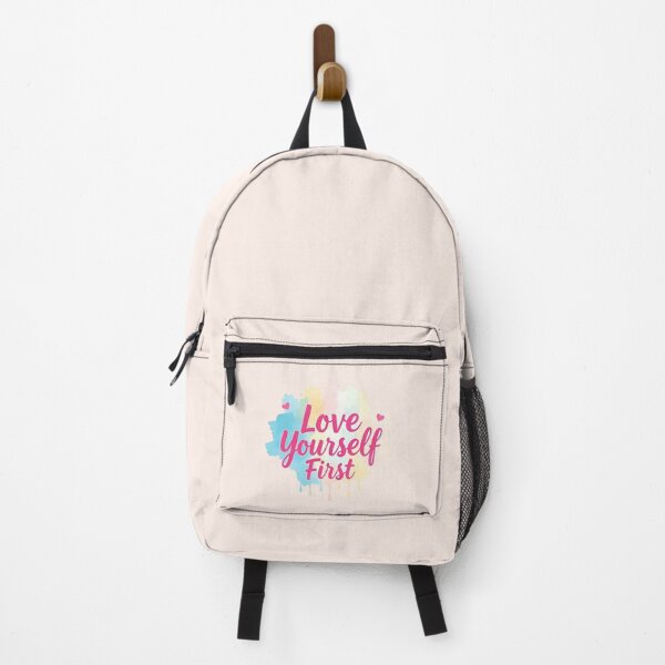 Item preview, Love Yourself First Pink Heart Watercolor designed and sold by NewAspect.
