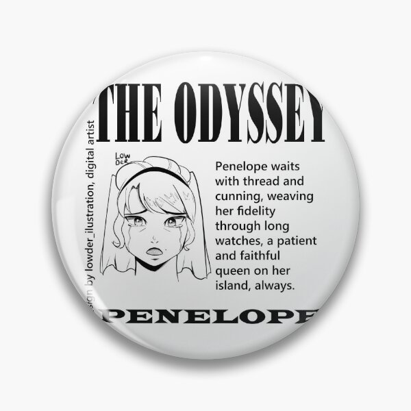 Item preview, Penelope Line Art – Greek Mythology Inspired Design designed and sold by lowder.